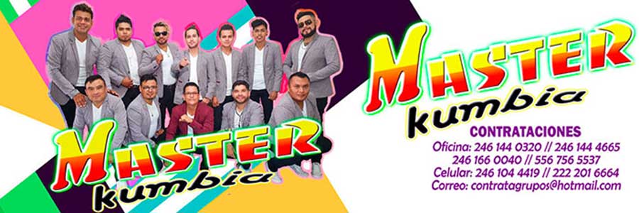 Cuanto cobra Master Kumbia contrataciones, telefonos informes