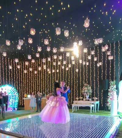 Quinceanera vals familiar baile con papa