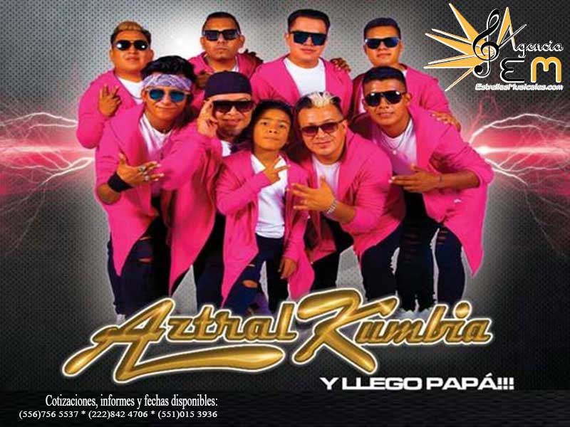 Aztral kumbia Cuanto cobra contrataciones telefonos informes
