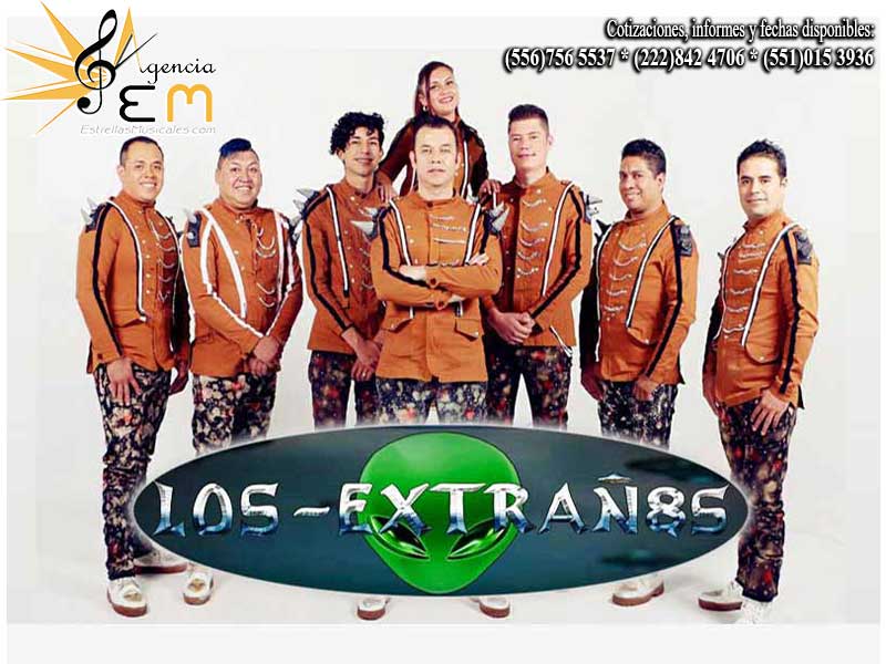 Cuanto cobra grupo Los Extraños contrataciones telefonos informes