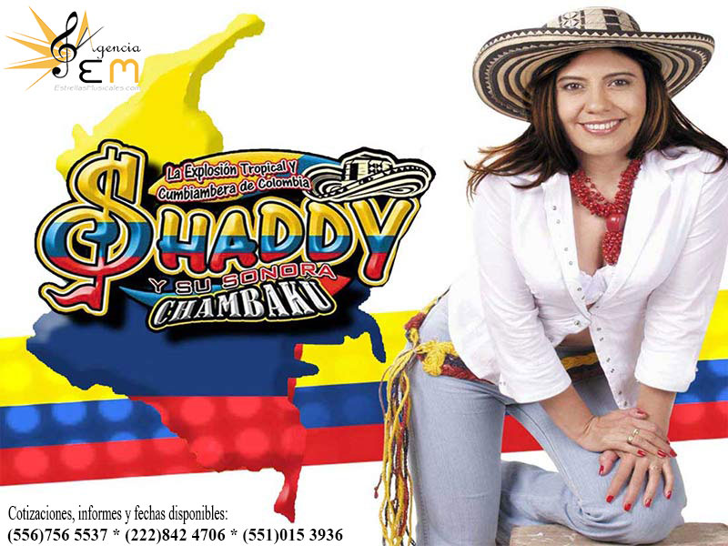 Cuanto cobra Shaddy y su Sonora Chambaku contrataciones telefonos informes