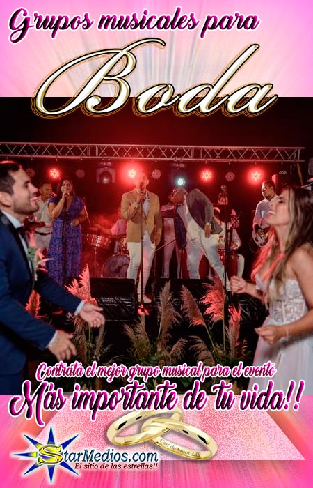 contratacion de grupos musicales para Bodas